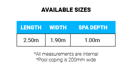 spa-table-sizes